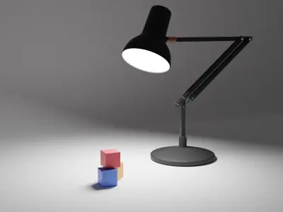 Desk Lamp Free 3D model 3