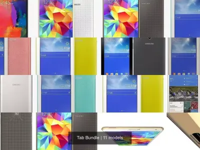 Tab Bundle 3D Model Pack