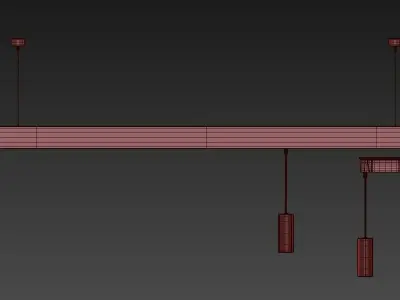 Track Light Fat White by Forstlight 3D model