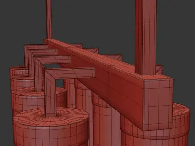 BRASS FRAME 3D model