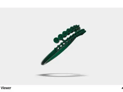 Women Wedding Design Ring 3D print model