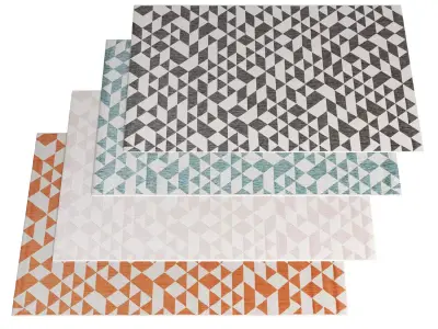 In- Outdoor Rug Cleo By Benuta 3D model