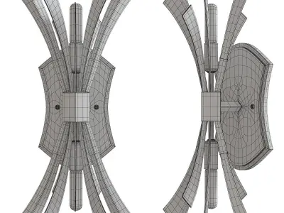 Vida Wall Sconce Low-poly 3D model