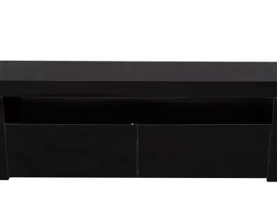 Curated 140cm TV Stand 70 inch TV inbuilt LED 2 Door 1 Shelf 3D model