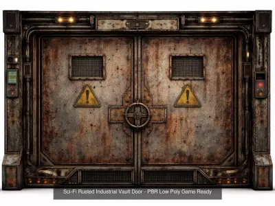 Doors - Structural Elements Pack - 5 prop - PBR Game Ready