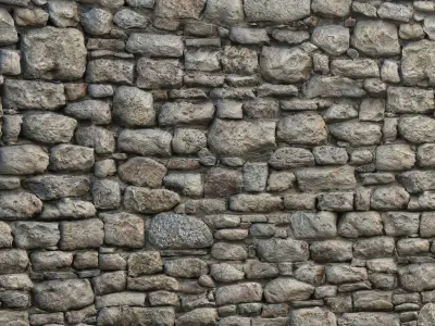 Stone Wall 001 Material Texture