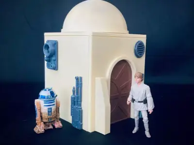 Tatooine Building Diorama 1 3D print model