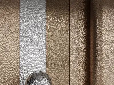 Hammered metal surface pack Texture