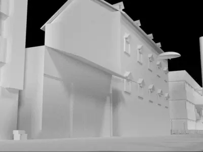 street and city model  3D model