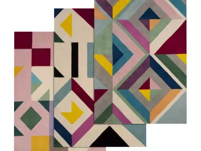 Rug Set 140 3D model