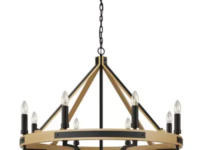 Pendant lamp chandelier 3D model