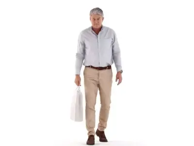 Richard posed 5 3D model