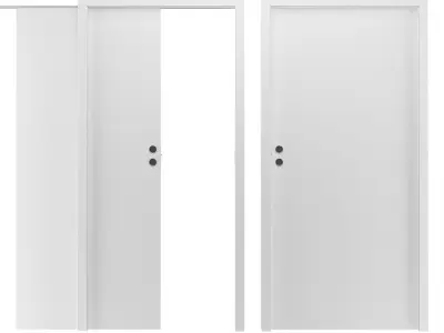 Sliding Door 01 3D model