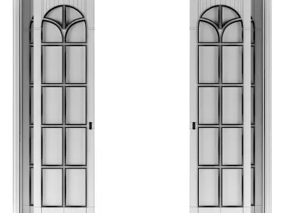 Partition door 3D model