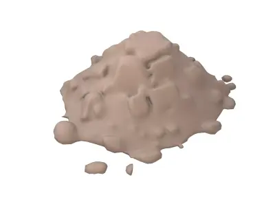 Pile of Dirt v1 001 Low-poly 3D model