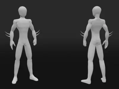 Spectacular Spider - Man 2099 Low-poly 3D model