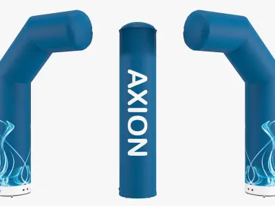 Zip-Off 800-80 inflatable arch Axion 3D model