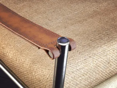Vintage Danish Lounge Chair 3D model