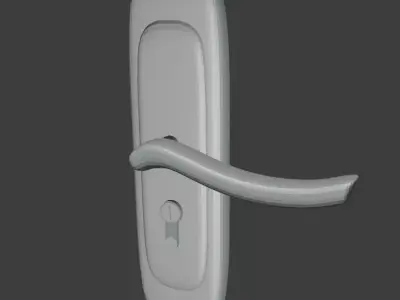 Door knob Free 3D model buy