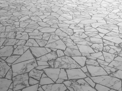 Floor Mosaic Crackle Marble Classic 07 Texture