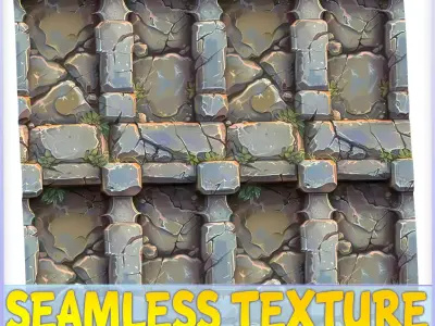 Stylized Wall Seamless Texture Texture 3