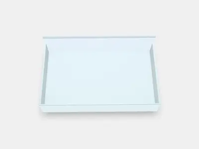 MALM Bed storage box for high bed frame Low-poly 3D model