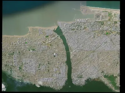 Cotonou - Benin 3D model