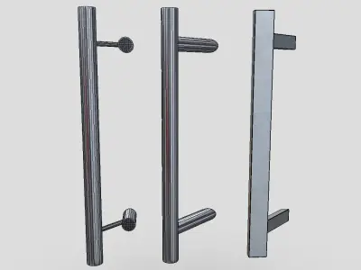 Door Handle Pack 2 Low-poly 3D model