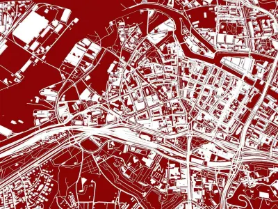 Cityscape Gdansk Poland 3D model