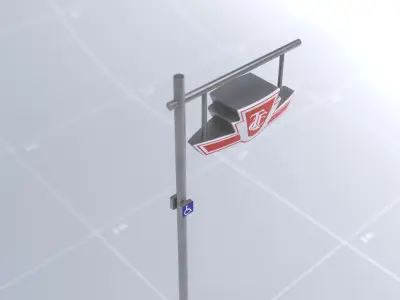 Toronto Bus Stop 04 3D model