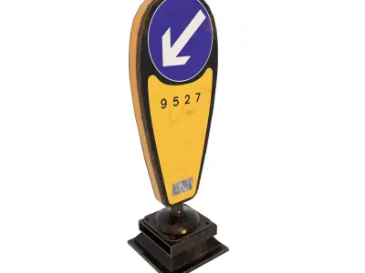 Hong Kong Traffic Sign 3D model