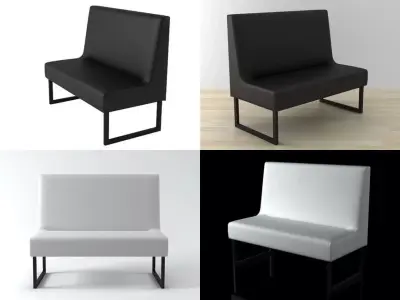 Menu sofa 3D model