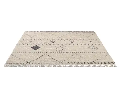 HANAA WOOL RUG 3D model