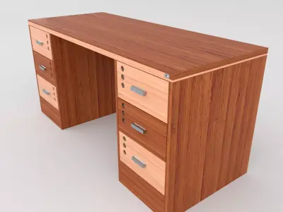 Office Table 3D model