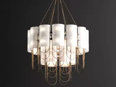 Ceiling light 3D model 32
