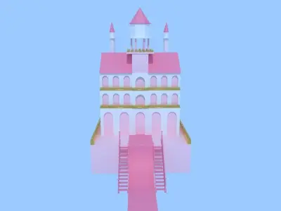 cartoon house 3d model 3D model
