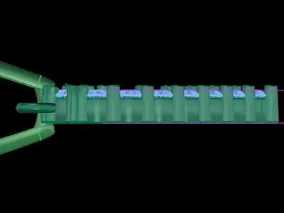 Dainty Diamond Heart Pendant with Bell 3D print model