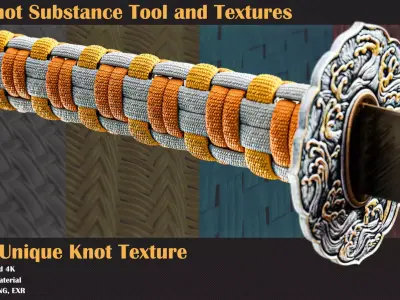 34 Tileable Knot Pattern - VOL 10   Texture