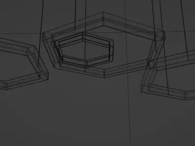 Geometric Lighting Pendant 3D model