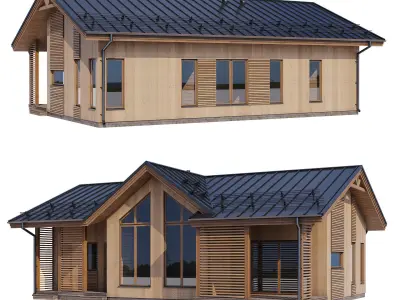 Modern house v57 3D model