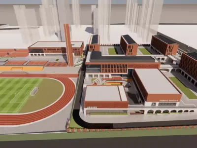 University School-B9 3D model