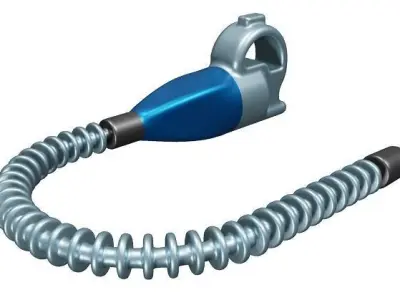 Fabulous Vacuum Cleaner Low-poly 3D model