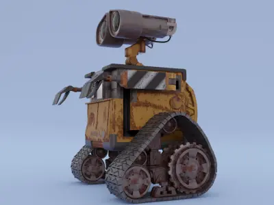 Pixars Wall-E detailed 3d model  3D model