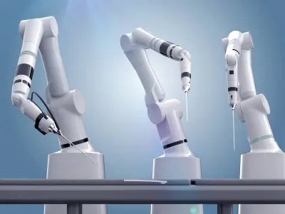 Robot surgery machine 3D model