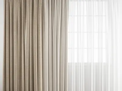 Curtain 301 3D model