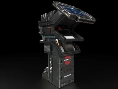 Sci-Fi Console 3D model