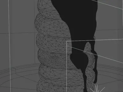 Donuts Spash Animated 3D model