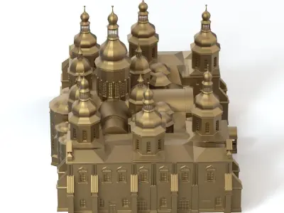 Saint Sophia Cathedral Kyiv 3D print model