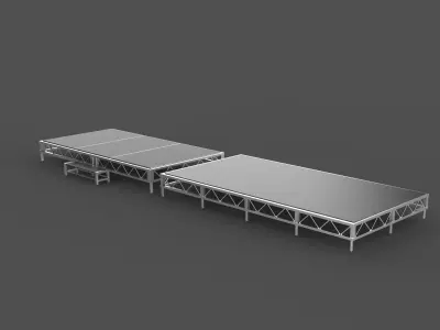 Portable Stage 3D model