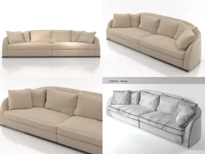 Alfred sofas in chennai 3D model